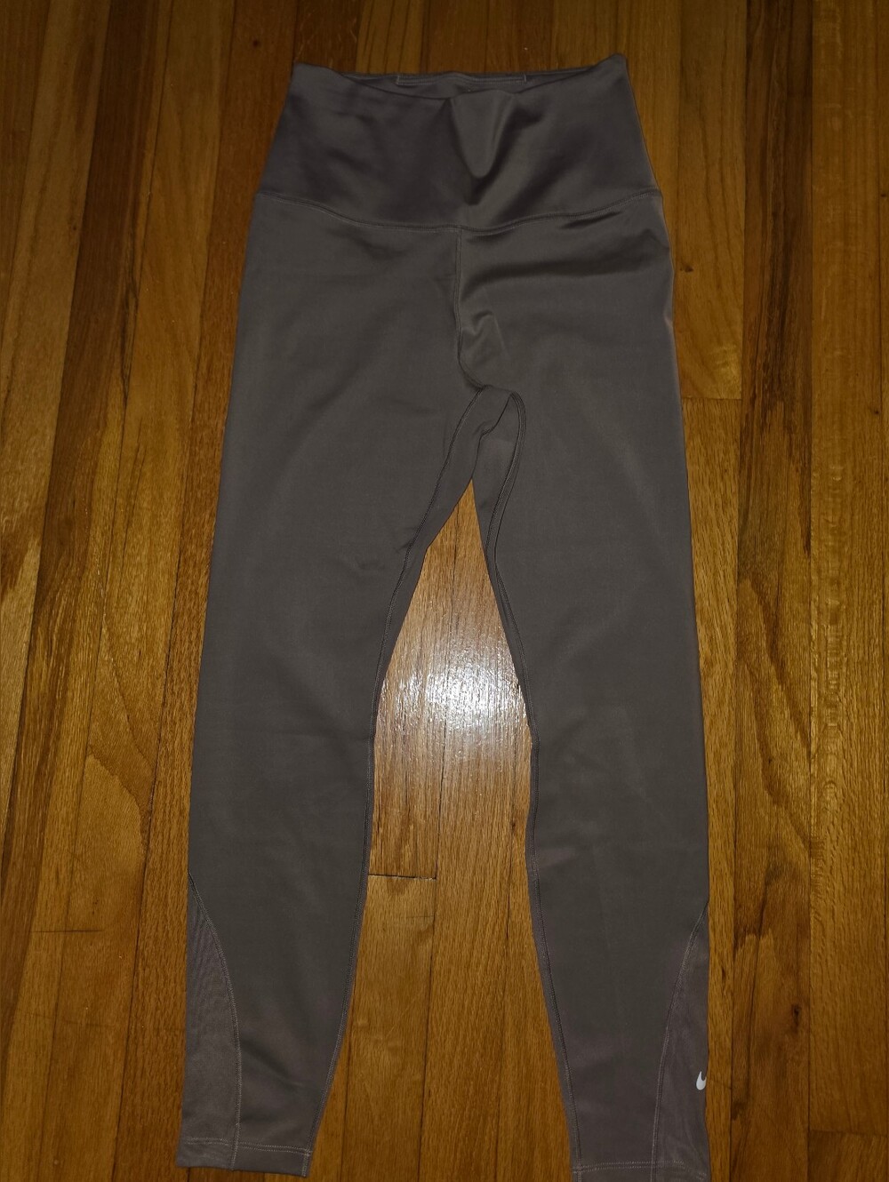 Nike Gray High-Waist Performance Leggings